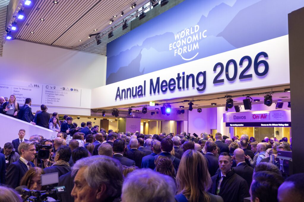 Una immagine del World Economic Forum di Davos - fonte www.weforum.org/